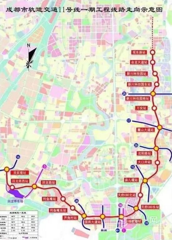 直击成都地铁11号线进度 与多线换乘2020年可开通